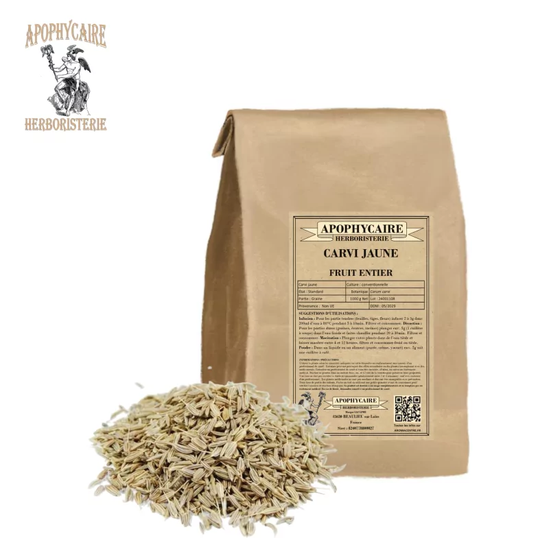 Yellow caraway whole fruit (Carum carvi) - Apophycaire