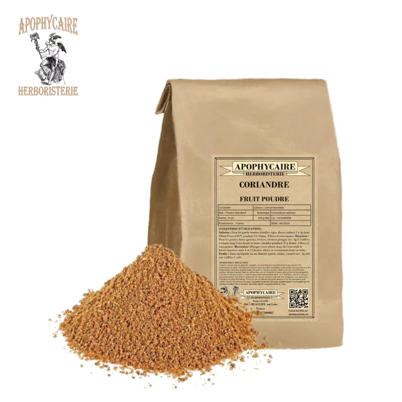 Korianderfruchtpulver (Coriandrum sativum) - Apophycaire