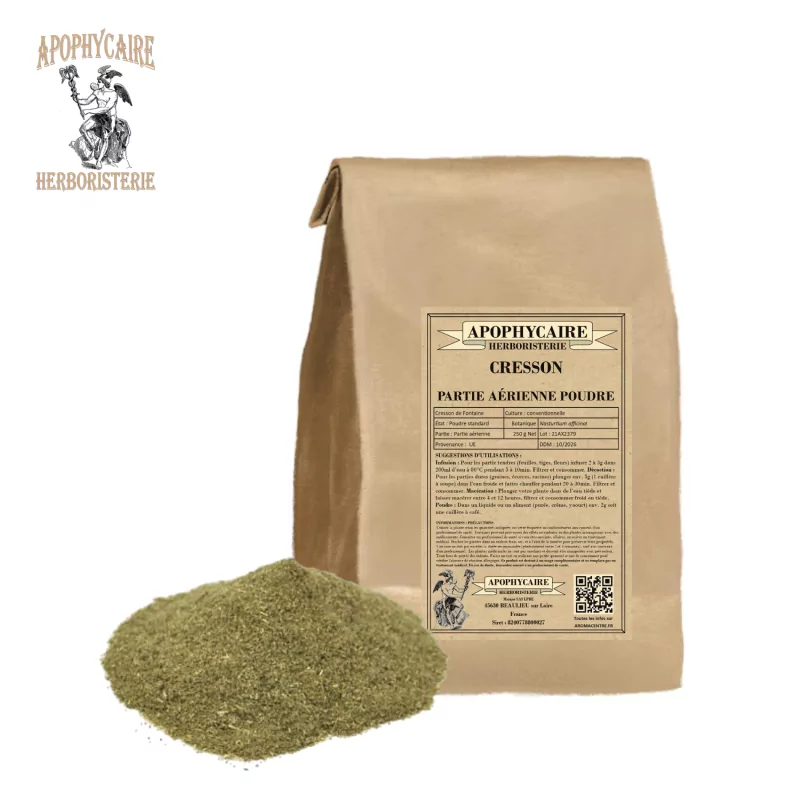 Tere otu tozu (Nasturtium officinale) - Apophycaire Tere otu tozu (Nasturtium officinale) - Apophycaire