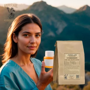 Cynorrhodon baie avec graine coupée (Rosa canina) - Apophycaire