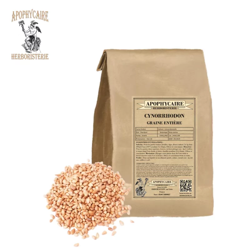 Semillas sueltas de rosa mosqueta (Rosa canina) - Apophycaire