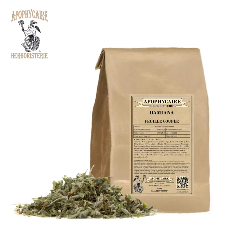 Damiana-Schnittblatt (Turnera aphrodisiaca) - Apophycaire Damiana-Schnittblatt (Turnera aphrodisiaca) - Apophycaire