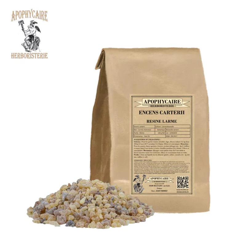Frankincense Carterii Tears Loose (Boswelia carterii) - Apophycaire