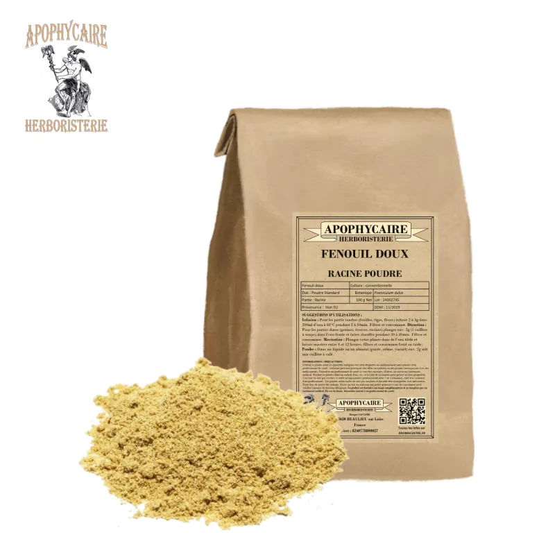 Polvo de raíz de hinojo dulce (Foeniculum dulce) - Apophycaire