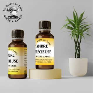 Ambre précieuse, huile parfumée pour Galet senteur argile Chamotte