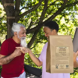 Raíz de jengibre cortada (Zingiber officinale) - Apophycaire