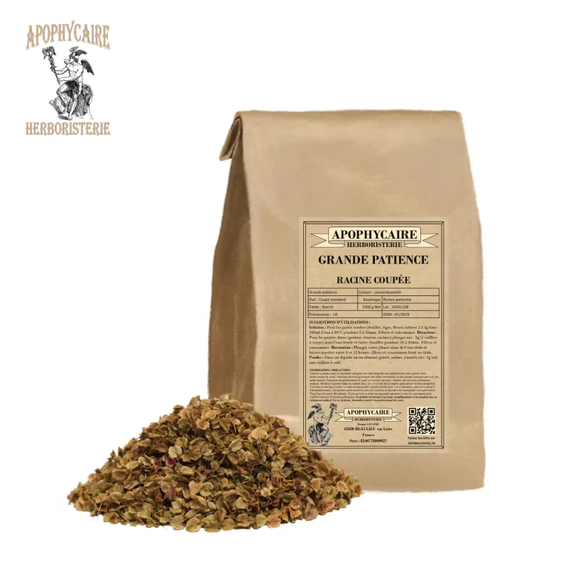 Greater Patience root cut (Rumex patientia) - Apophycaire Greater Patience root cut (Rumex patientia) - Apophycaire