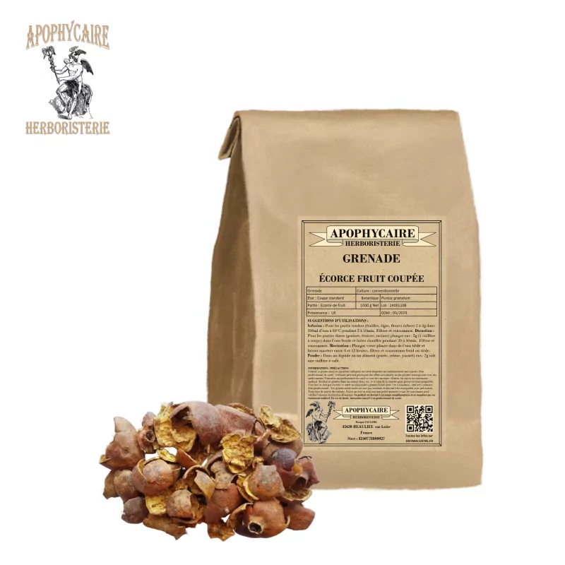 Lose Granatapfelfruchtschale (Punica granatum) - Apophycaire Lose Granatapfelfruchtschale (Punica granatum) - Apophycaire