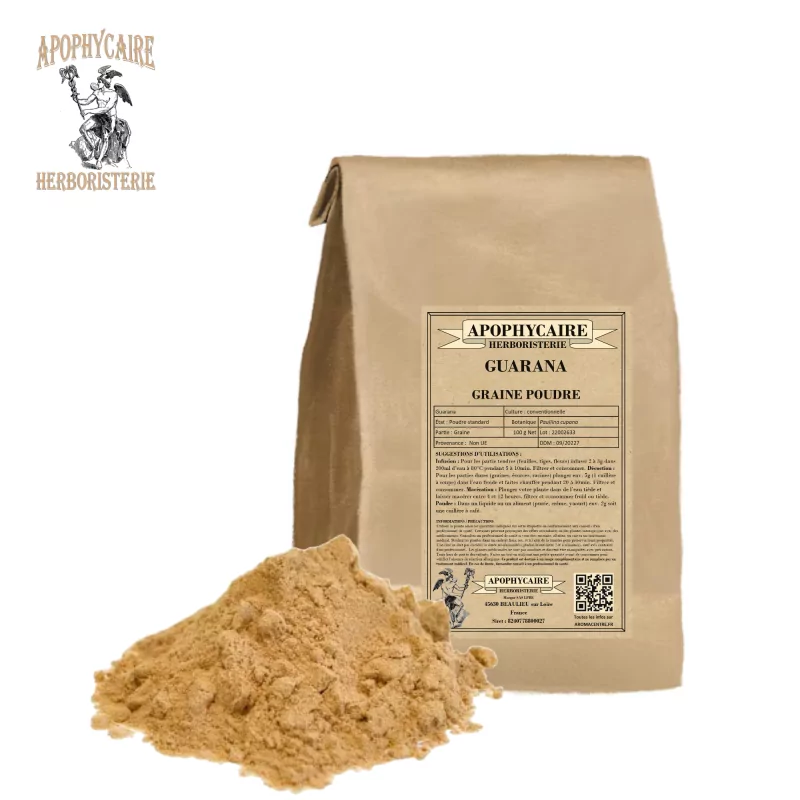Guarana grain powder (Paullinia cupana) - Apophycaire