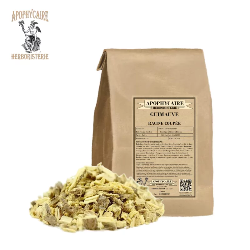 Marshmallow root cut (Althaea officinalis) - Apophycaire