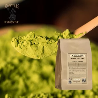 Polvo de hoja de henna natural – Lawsonia inermis | Apophycarius