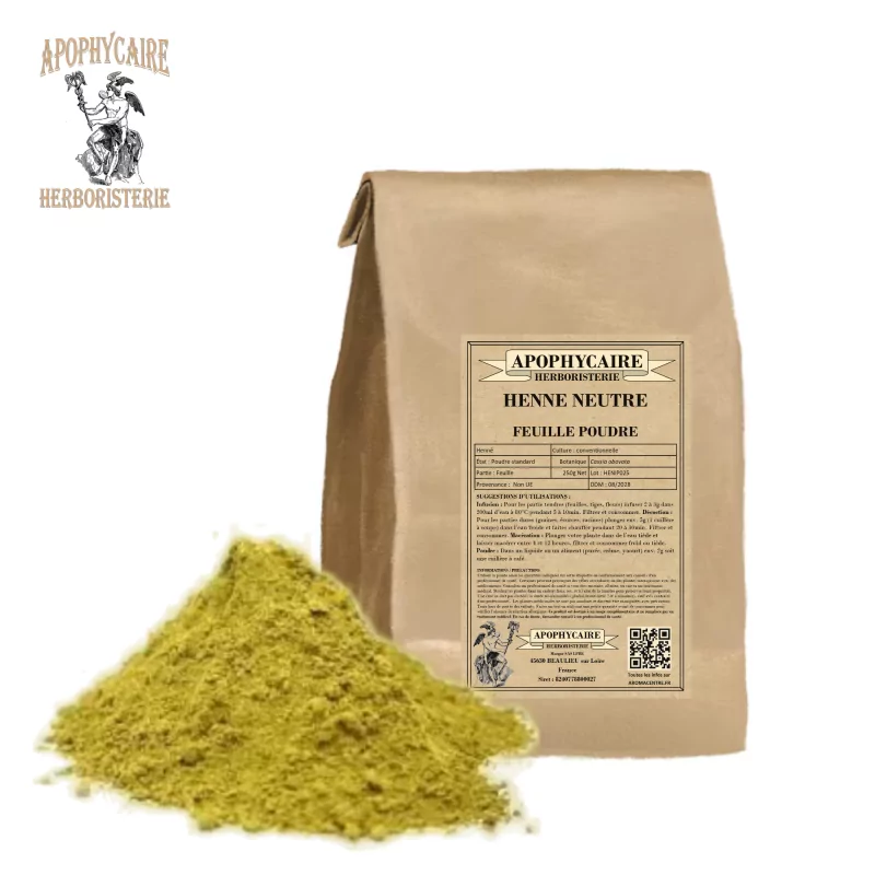 Neutrales Hennapulver (Cassia obovata) - Apophycaire Neutrales Hennapulver (Cassia obovata) - Apophycaire