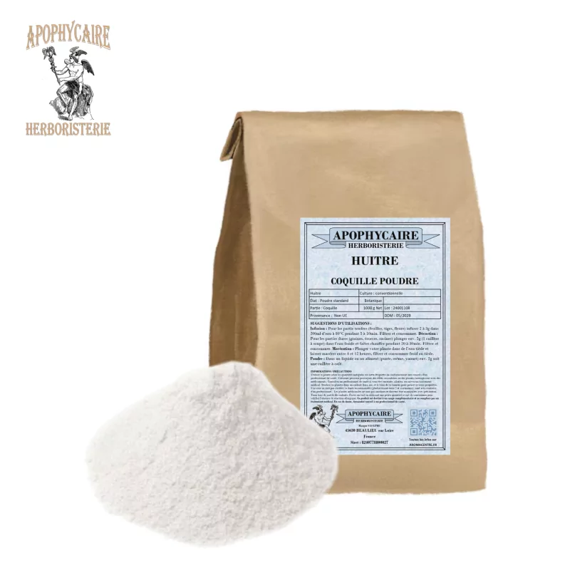 Oyster shell (powder) - Apophycaire Oyster shell (powder) - Apophycaire