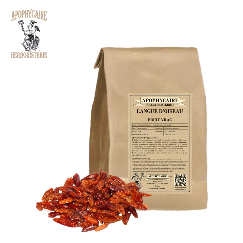 Gevşek Kuş Dili (Capsicum frutescens) - Apophycaire Gevşek Kuş Dili (Capsicum frutescens) - Apophycaire