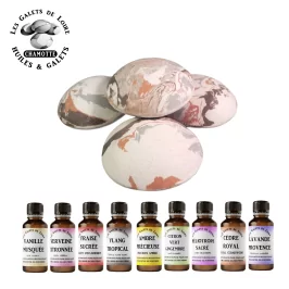 Pack découverte parfums pour galets chamotte