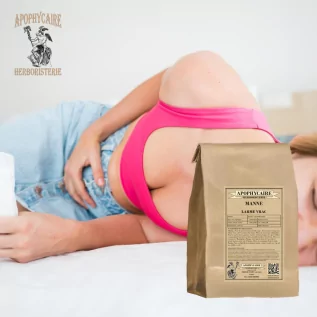 Manne larmes utilisée comme laxatif doux et adoucissant digestif naturel - Apophycaire
