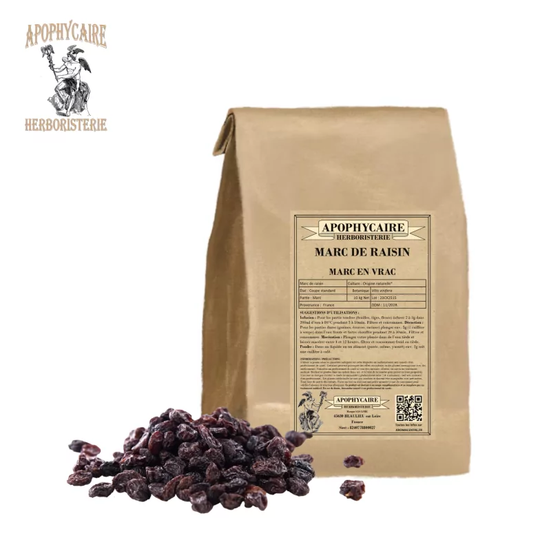 Cut grape marc (Vitis vinifera) - Apophycaire