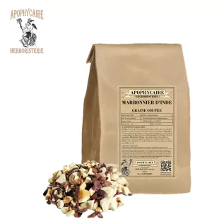 Marron d'Inde graine coupée (Aesculus hippocastanum) - Apophycaire