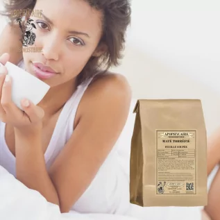 Maté torréfiée coupée stimulant doux au goût plus rond que le maté vert classique - Apophycaire