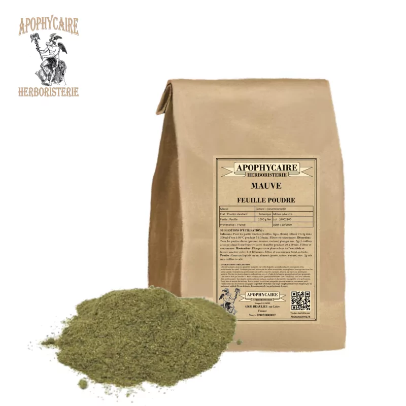 Powdered mallow leaf (Malva sylvestris) - Apothecary Powdered mallow leaf (Malva sylvestris) - Apothecary