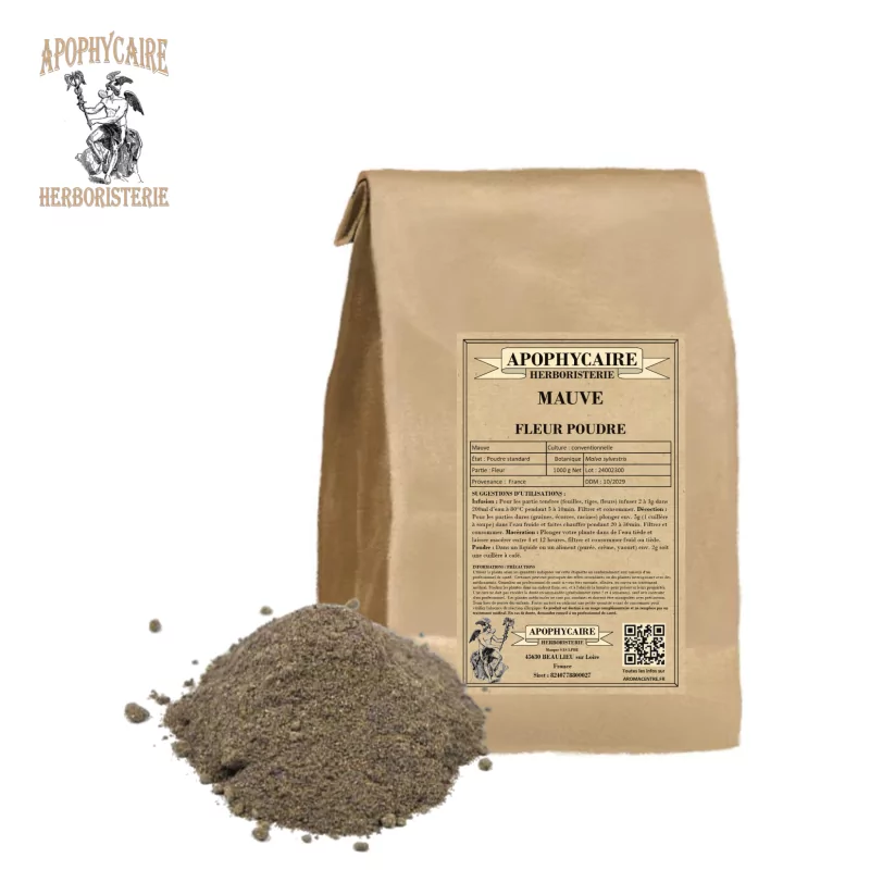 Mallow flower powder (Malva sylvestris) - Apophycaire