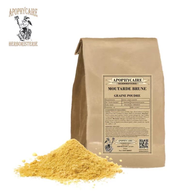 Brown mustard powder (Sarepta Brassica Juncea) - Apophycaire