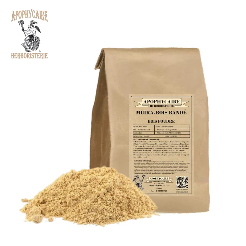 Muira puama - powdered wood bandage (Ptychopetalum) - Apophycaire