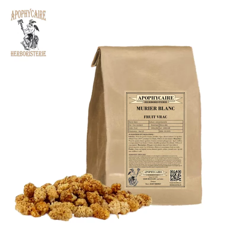 White mulberry loose fruit (Morus alba) - Apophycaire