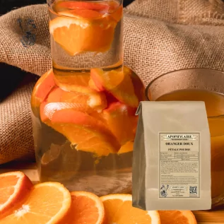 Oranger pétale poudre prise en gélules, poudres fonctionnelles, boissons végétales - Apophycaire