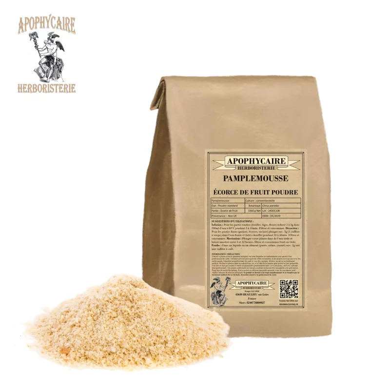 Grapefruit peel powder (Citrus paradisi) - Apophycaire
