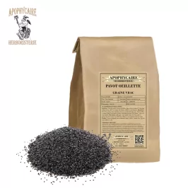 Haşhaş 'Oillette' dökme tohumları – Papaver somniferum var. siyah Apophycarius