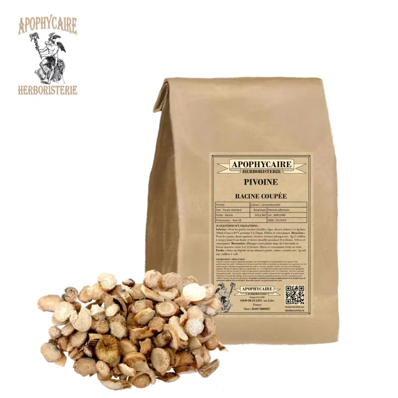 Peony root cut (Paeonia officinalis) - Apophycaire