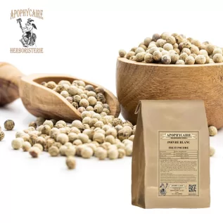 Pimienta blanca en polvo (Piper nigrum) - Apophycaire