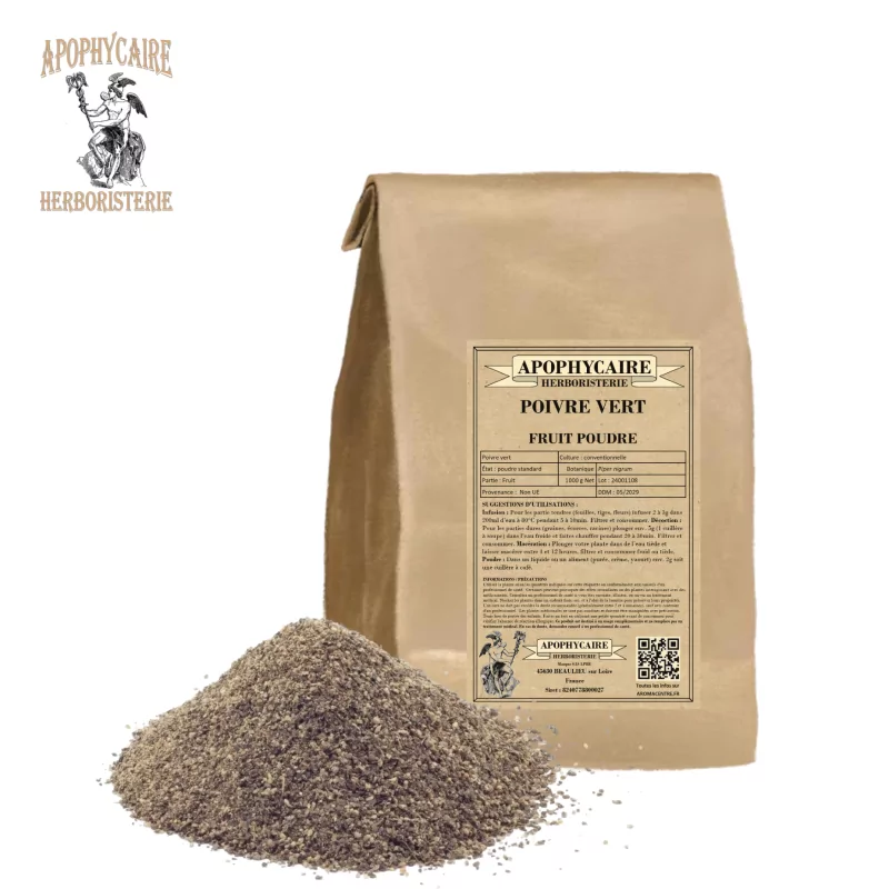 Green pepper powder (Piper nigrum) - Apophycaire