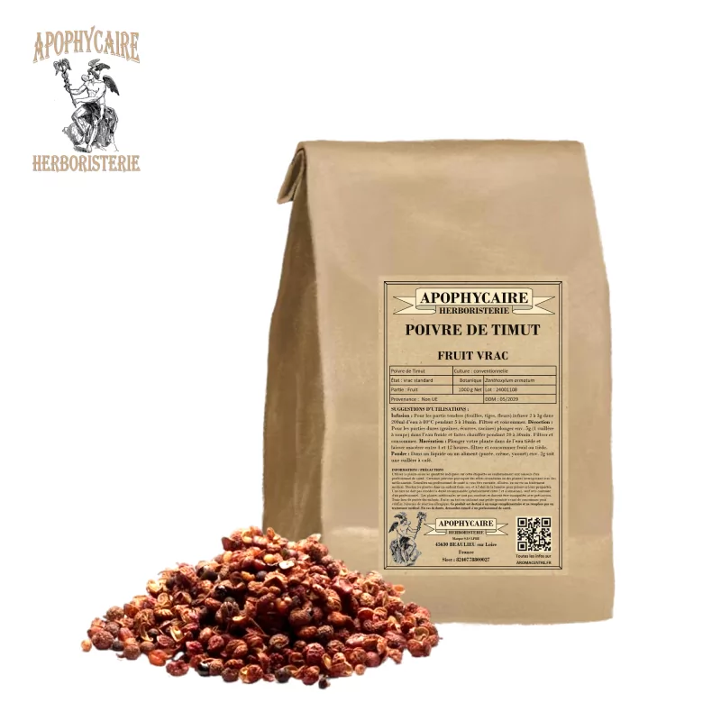 Pepper Timut bulk (Zanthoxylum armatum) - Apophycaire Pepper Timut bulk (Zanthoxylum armatum) - Apophycaire