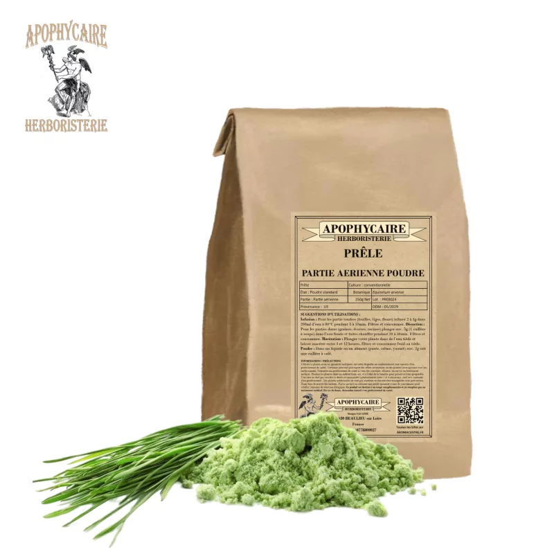 Horsetail powder (Equisetum arvense) - Apophycaire Horsetail powder (Equisetum arvense) - Apophycaire