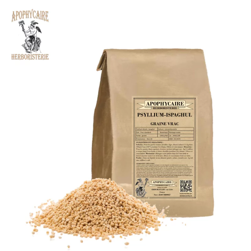 Psyllium Ispaghul loose seed (Plantago ovata) - Apophycaire