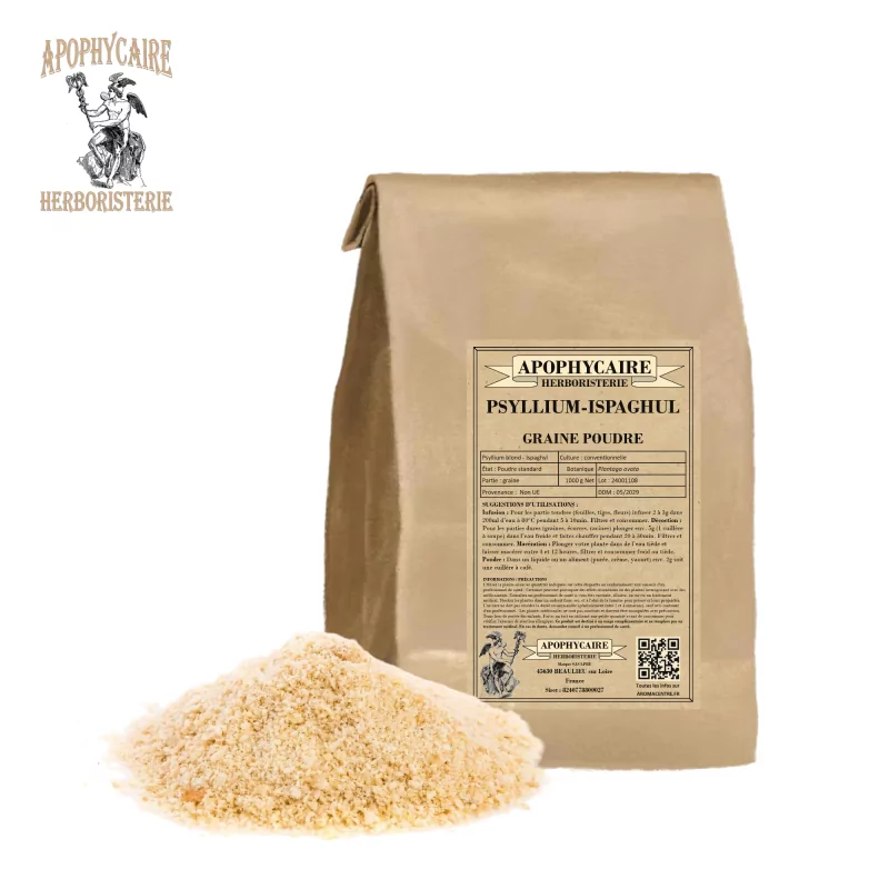 Psyllium Ispaghul Tohum Tozu (Plantago ovata) - Apophycaire Psyllium Ispaghul Tohum Tozu (Plantago ovata) - Apophycaire