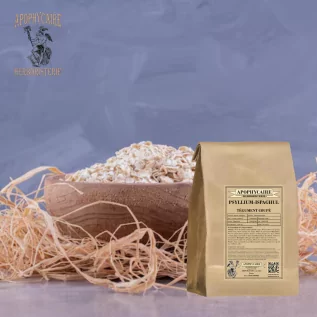 Cáscara de semilla cortada de Psyllium Ispaghul (Plantago ovata) - Apophycaire