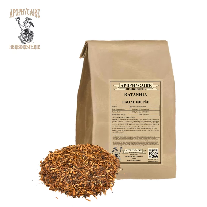 Ratanhia-Wurzelschnitt (Krameria triandra) - Apophycaire