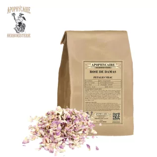 Pétalos sueltos de rosa de Damasco – Rosa damascena | Apophycarius