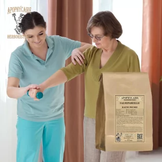 Gray sarsaparilla root powder (Smilax medica) - Apothecary