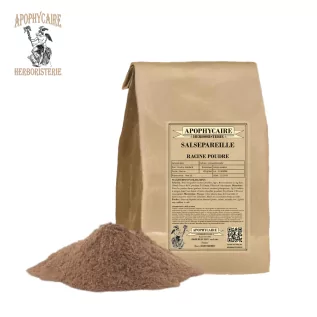 Salsepareille grise du Mexique racine poudre (Smilax medica) - Apophycaire