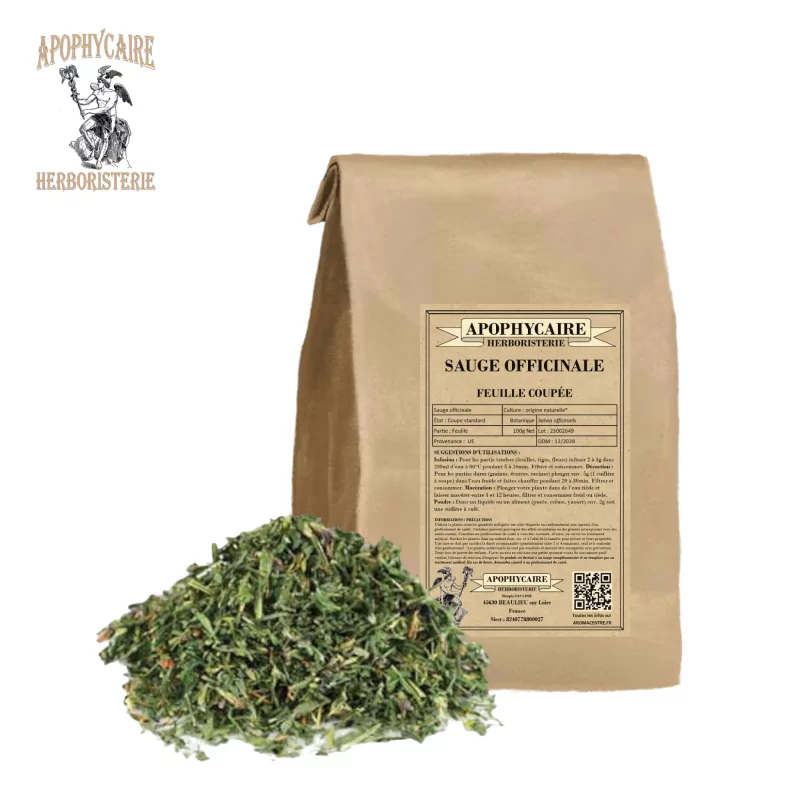 Adaçayı kesilmiş yaprağı (Salvia officinalis) - Apophycaire Adaçayı kesilmiş yaprağı (Salvia officinalis) - Apophycaire