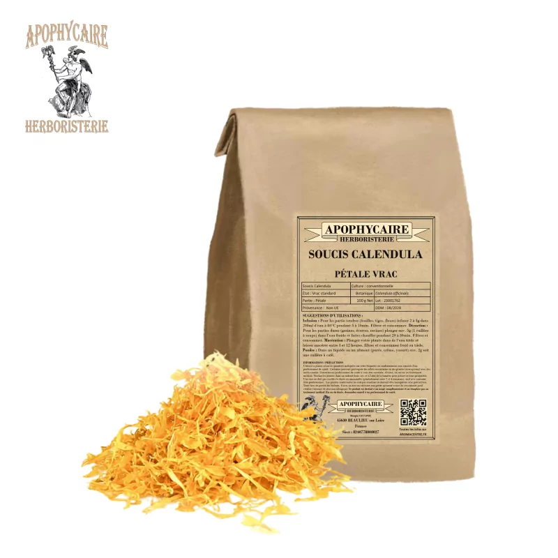 Soucis pétale vrac (Calendula officinalis) - Apophycaire