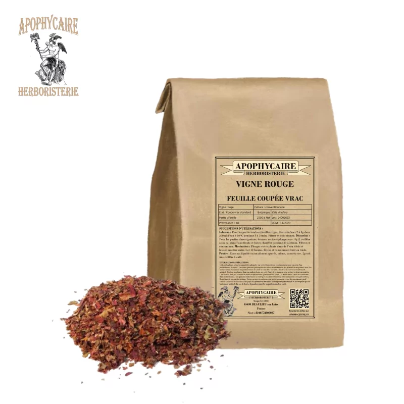 Kırmızı asma yaprağı (Vitis vinifera) - Apophycaire Kırmızı asma yaprağı (Vitis vinifera) - Apophycaire