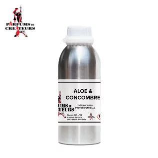 Aloe et concombre Huile parfumée pure pro - Parfums de Créateurs