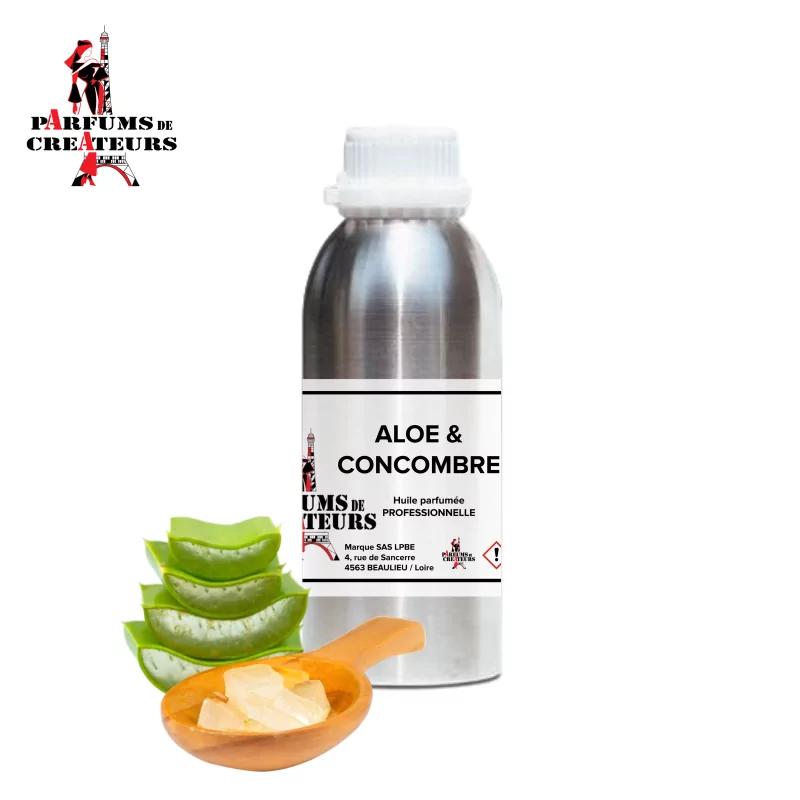 Aceite aromático puro de aloe y pepino - Perfumes de diseño