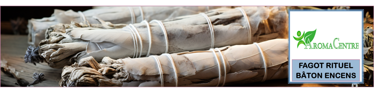 Ritualbündel und Räucherstäbchen: Salbei, Palo Santo und Zeder – Aromacentre